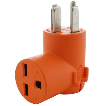 Ac Works Plug Adapter, 6-30R, 14-50P, 6-30P, 14-50P, 0 ft., Orange AD1450630